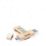 Pendrive de madera con conexión OTG-C