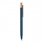 Bolígrafo de aluminio reciclado y RPET tinta azul Dokumental® color azul marino