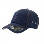 Gorra de béisbol de algodón de sarga con ojales de metal 250 g/m2