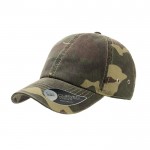 Gorra de béisbol de algodón de sarga con ojales de metal 250 g/m2 color camouflage
