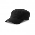 Gorra de algodón de estilo militar con cierre de velcro 215 g/m2 color negro vista 11