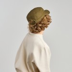 Gorra de algodón de estilo militar con cierre de velcro 215 g/m2 vista 4