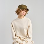 Gorra de algodón de estilo militar con cierre de velcro 215 g/m2