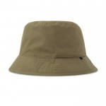 Gorro bob reversible de poliéster reciclado impermeable 85 g/m2 color verde oliva