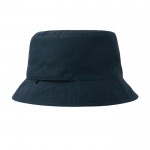 Gorro bob reversible de poliéster reciclado impermeable 85 g/m2 color azul marino