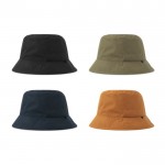 Gorro bob reversible de poliéster reciclado impermeable 85 g/m2 vista con varios colores