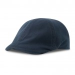 Boina de estilo retro de algodón reciclado y orgánico de 260 g/m2 color azul marino