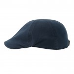 Boina de estilo retro de algodón reciclado y orgánico de 260 g/m2 color azul marino
