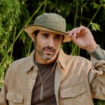 Gorra de algodón reciclado y orgánico con cordón 260 g/m2 vista de ambiente