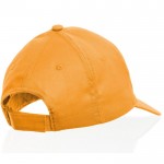 Gorra de algodón para niños de 5 paneles y cierre con velcro color amarillo vista 1