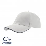 Gorra de algodón de tamaño único con cierre de hebilla 250 g/m2