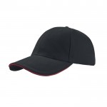 Gorra de algodón de tamaño único con cierre de hebilla 250 g/m2 vista 15