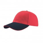 Gorra de algodón de tamaño único con cierre de hebilla 250 g/m2