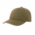 Gorra de algodón de tamaño único con cierre de hebilla 250 g/m2