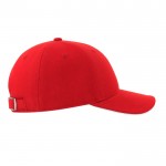 Gorra de algodón de tamaño único con cierre de hebilla 250 g/m2