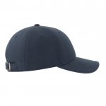 Gorra de algodón de tamaño único con cierre de hebilla 250 g/m2