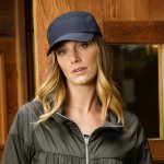Gorra de poliéster reciclado resistente al agua de 85 g/m2 vista 2