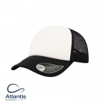 Gorra de poliéster con visera curvada y acolchada de 80 g/m2
