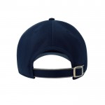 Gorra de poliéster con visera y cierre reflectantes 200 g/m2 color azul marino vista detalle 2
