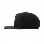 Gorra hecha parcialmente de lana con visera plana de 400 g/m2