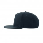 Gorra hecha parcialmente de lana con visera plana de 400 g/m2