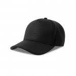 Gorra de material eco tipo automovilística con estampado 3D 230 g/m2 color negro vista 11