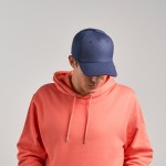 Gorra de material eco tipo automovilística con estampado 3D 230 g/m2 vista 4