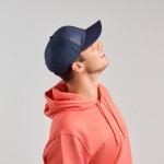 Gorra de material eco tipo automovilística con estampado 3D 230 g/m2 vista 5