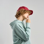 Gorra de poliéster reciclado aterciopelada de 6 paneles 135 g/m2 vista 8