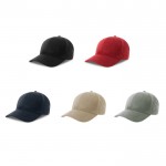Gorra de poliéster reciclado aterciopelada de 6 paneles 135 g/m2 vista detalle 7