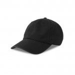 Gorra desestructurada tipo vintage de algodón reciclado 260 g/m2 color negro vista 11