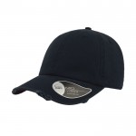 Gorra de algodón de estilo americano 90s con desgaste 280 g/m2 color azul marino