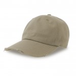 Gorra de algodón de estilo americano 90s con desgaste 280 g/m2