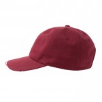 Gorra de algodón de estilo americano 90s con desgaste 280 g/m2