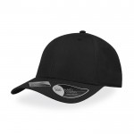 Gorra hecha de botellas de plástico con visera curvada 115 g/m2 color negro vista 11