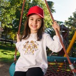 Gorra para niños de poliéster reciclado de bésibol de 220 g/m2 vista 2