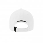 Gorra de poliéster reciclado y elastano con dry tech 195 g/m2 color blanco vista detalle 2