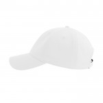 Gorra de poliéster reciclado y elastano con dry tech 195 g/m2 color blanco