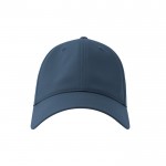 Gorra de poliéster reciclado y elastano con dry tech 195 g/m2 color azul marino vista detalle 6