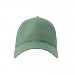 Gorra de poliéster reciclado y elastano con dry tech 195 g/m2 color verde vista detalle 6