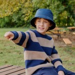 Gorro infantil en sarga de algodón con protección UV 280 g/m2 vista de ambiente