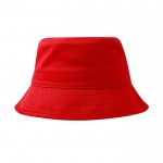 Gorro infantil en sarga de algodón con protección UV 280 g/m2 color rojo