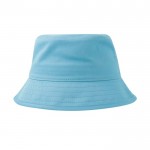 Gorro infantil en sarga de algodón con protección UV 280 g/m2 color azul claro