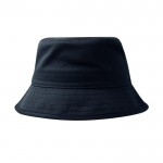 Gorro infantil en sarga de algodón con protección UV 280 g/m2 color azul marino
