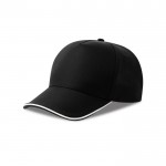Gorra de béisbol de poliéster reciclado de 5 paneles 220 g/m2 vista 10