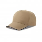 Gorra de béisbol de poliéster reciclado de 5 paneles 220 g/m2