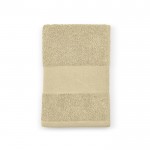 Toalla para el baño 30x50cm en algodón reciclado 370 g/m2 color beige segunda vista