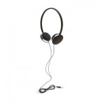 Auriculares finos a color para publicidad color negro