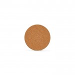 Cargador inalámbrico de corcho con puerto tipo C y carga de 15W color natural vista frontal