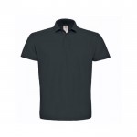 Polo de algodón de piqué para hombre con 2 botones 180 g/m2 B&C color antracita